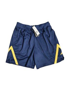 NWT | Adidas Select WWH Basketball Shorts | Night Indigo & Yellow | Medium